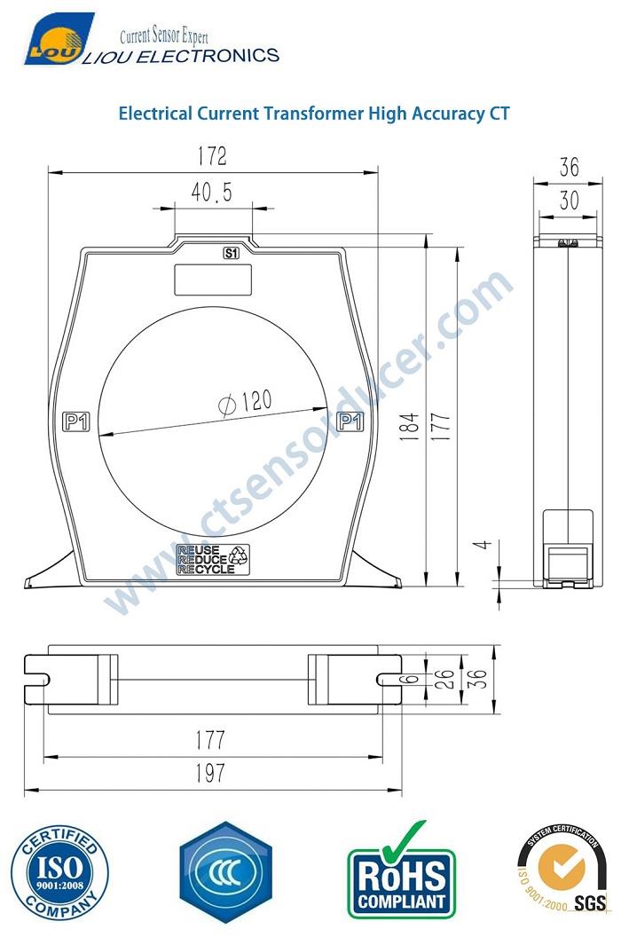 Electrical Current Transformer High Accuracy CT